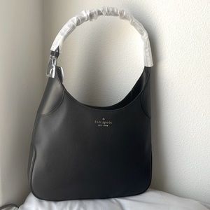 Kate Spade Aster Shoulder Bag in Black | Black Simple Classy Purse | NWT